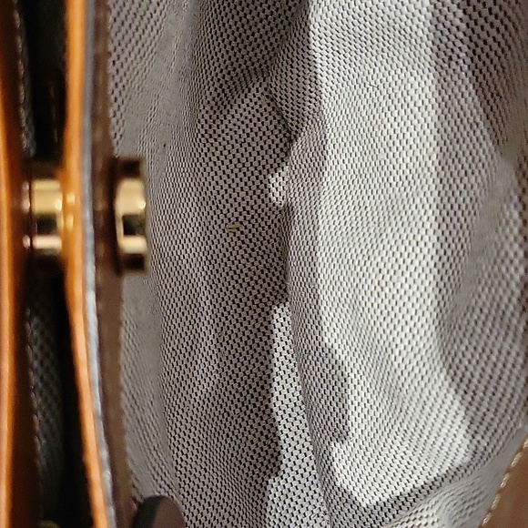 Dooney & Bourke Brown and Tan Snake Print Shoulder Bag - Picture 7 of 8